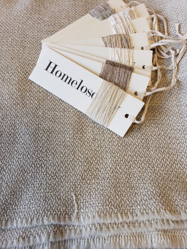 Natural Striped Cotton Accent Pillow - Image 3
