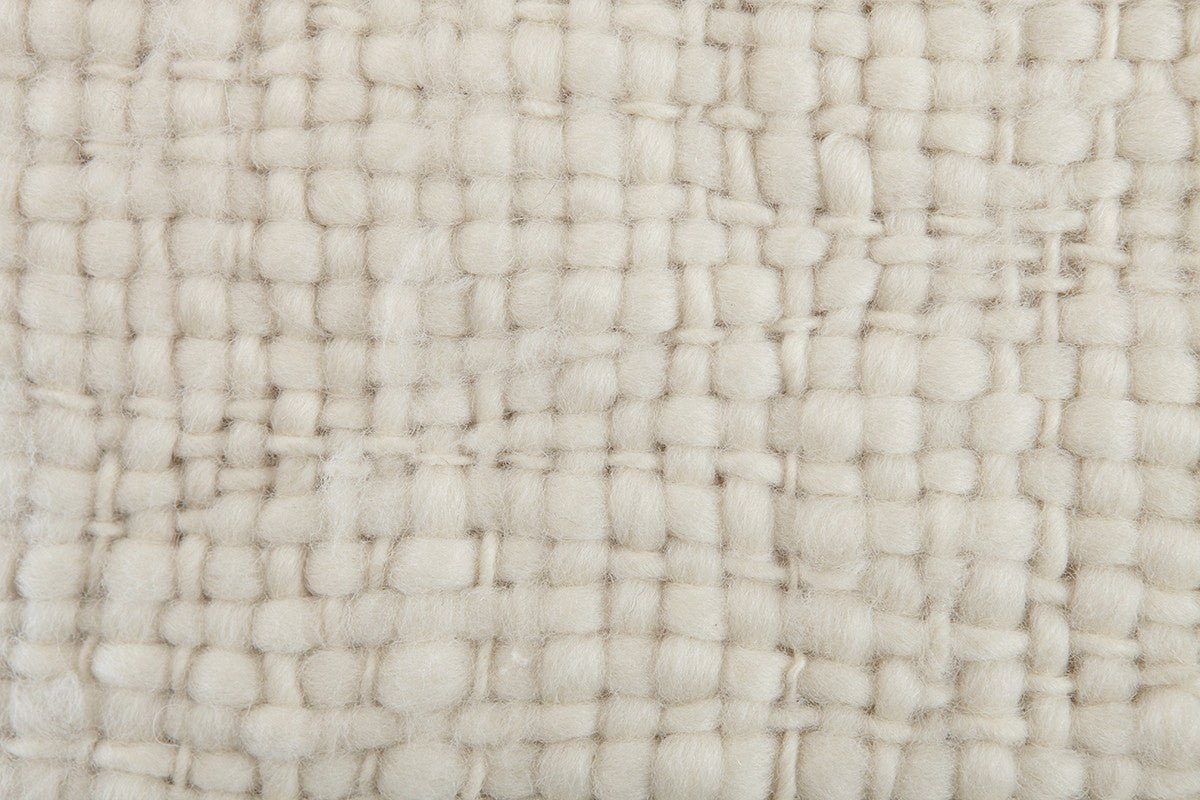 Flame Pattern Natural Wool Lumbar Pillow - Image 3